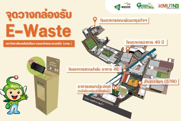 มหาวิทยาลัย ร่วมเป็นเครือข่ายเพื่อรักษาสิ่งแวดล้อมในโครงการ “คนไทยไร้ E-Waste”